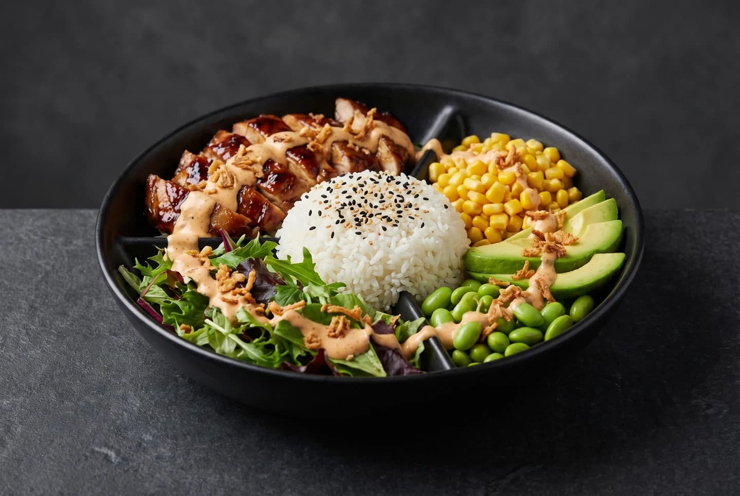 Chicken Teriyaki Poke Bowl